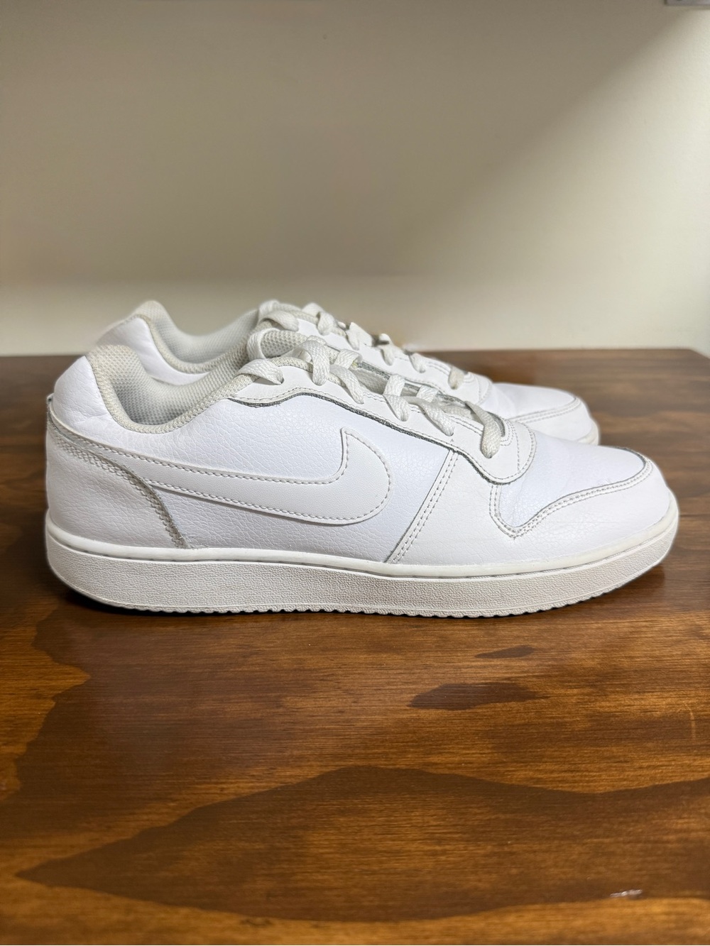 Nike Ebernon Low Triple White Sneakers